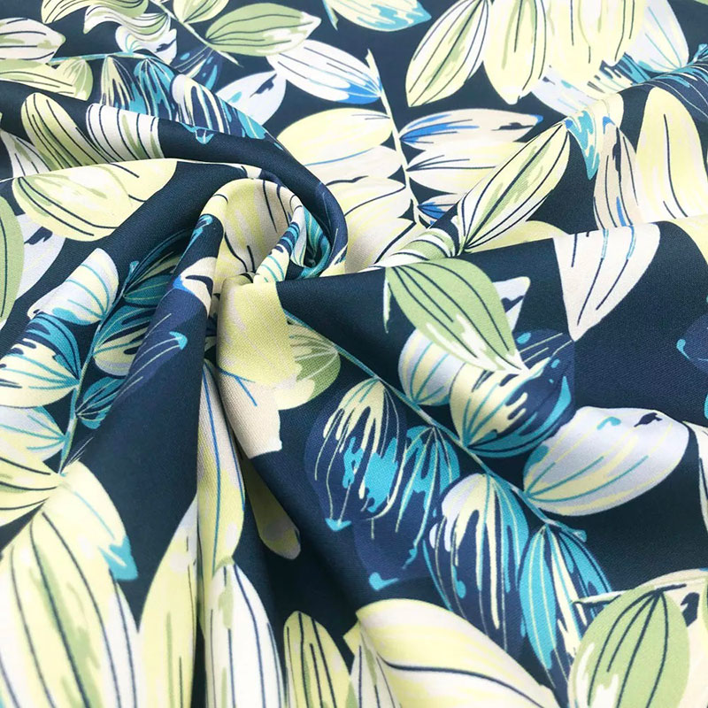Wholesale 4-Way Stretch Polyester/Spandex Digital Print Woven Fabric ...